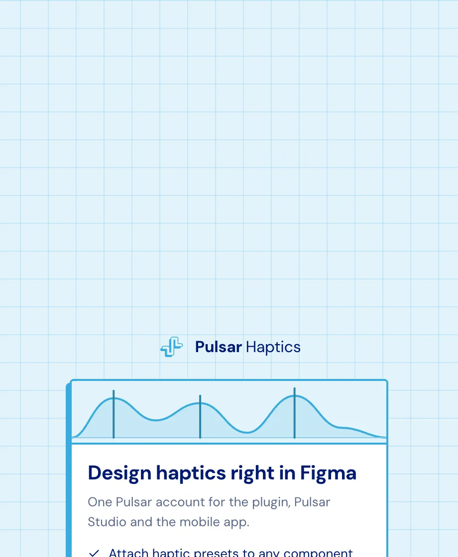 The Pulsar plugin login screen inside Figma